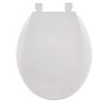 Centoco Manufacturing Centoco Manufacturing HP1200-001 Plastic Round Toilet Seat - White HP1200-001